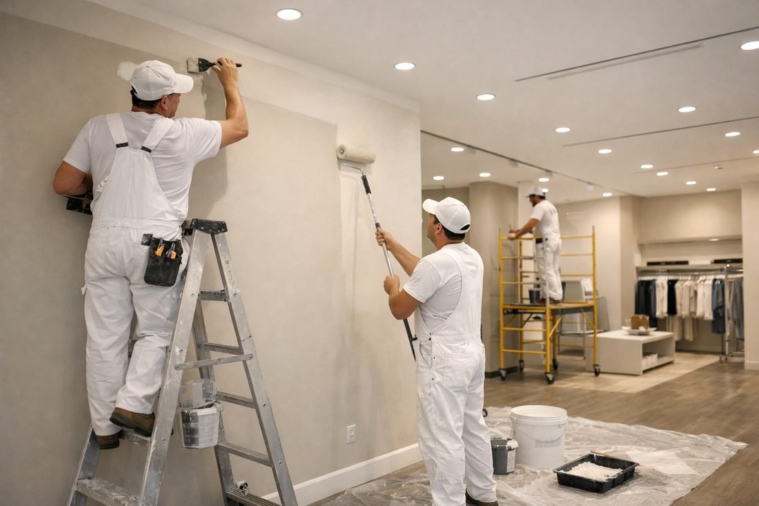 Aplicación de pintura epoxi en suelo de garaje comunitario en Cambrils